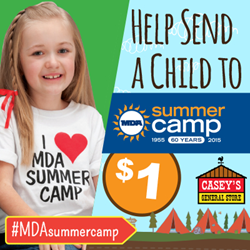 mda camp summer casey forces disease muscle send join general help considered wouldn often week